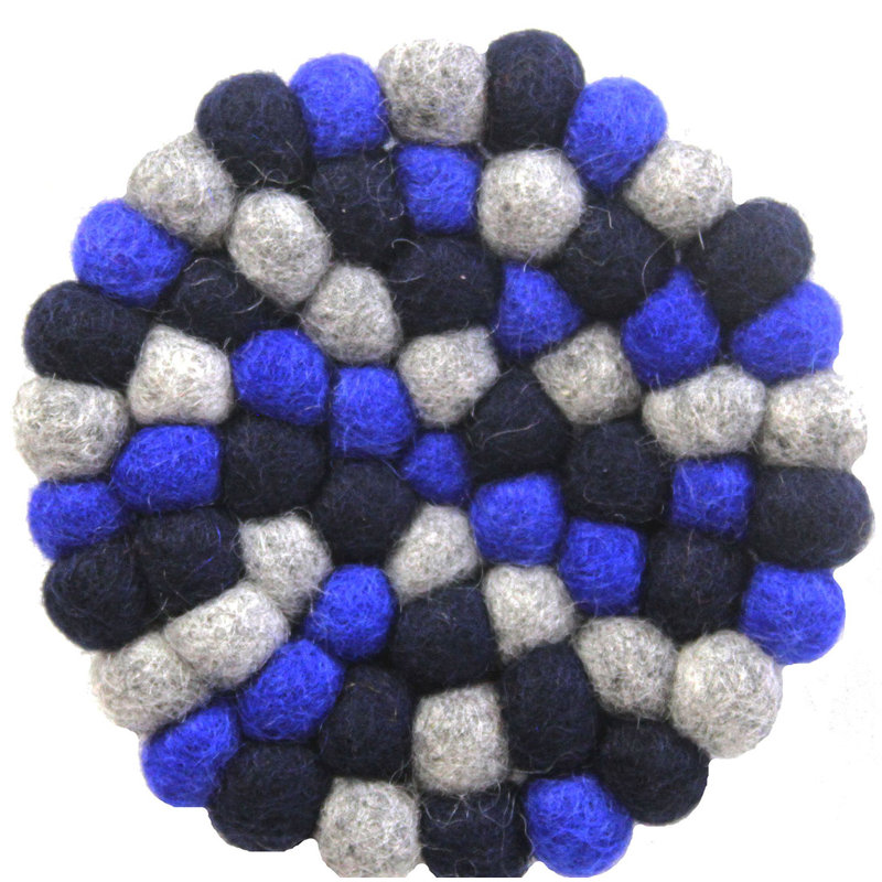 Boule de feutre à main fabriquée, Violet