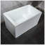 Baignoire de trempage autoportante en acrylique Flatbottom