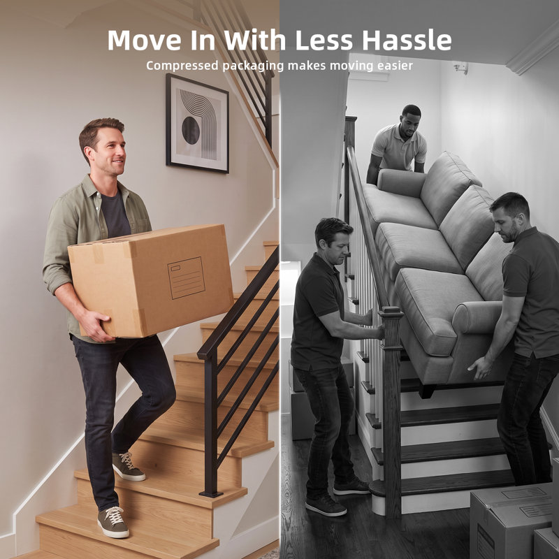 Upholstered 78 " Cotton Sofa, Green