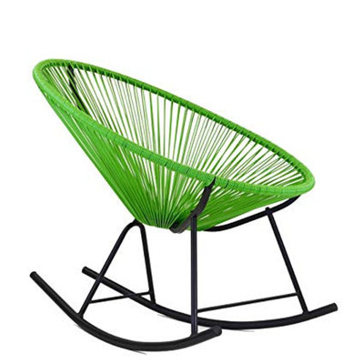 Chaise berçante en osier Meyerwood
