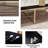 Light Luxury Shell-Door Accent Cabinet