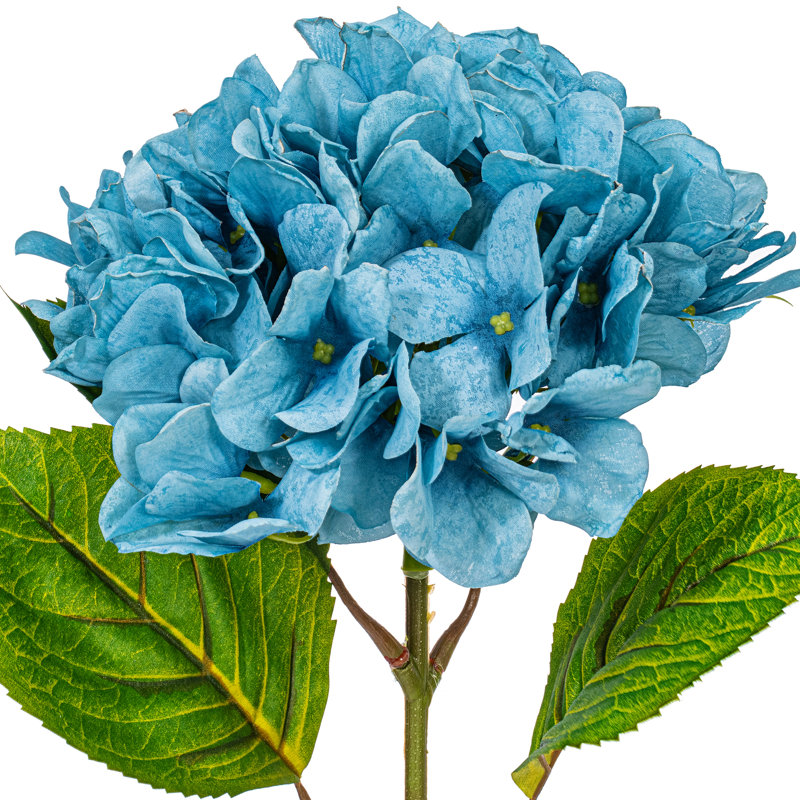 20" Hydrangea Stem. Each bag contains two sprays., Blue