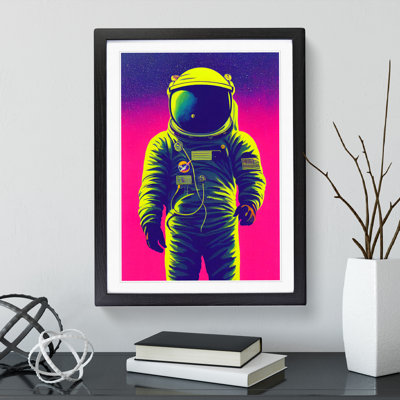 Daring Astronaut - Single Picture Frame Print