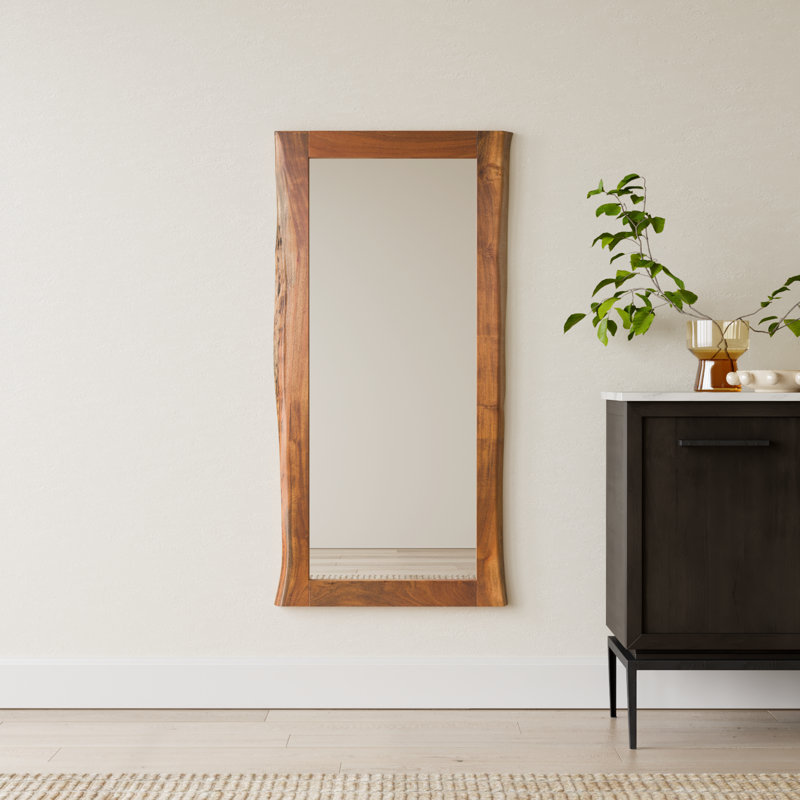 Valetta Solid Wood Rectangle Mirror, 48" x 24"