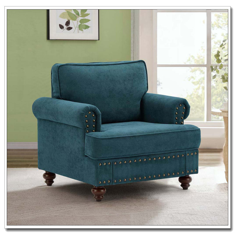 Fauteuil club en chenille