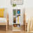4-Layer Irregular Open Shelf Bookcase-239407013