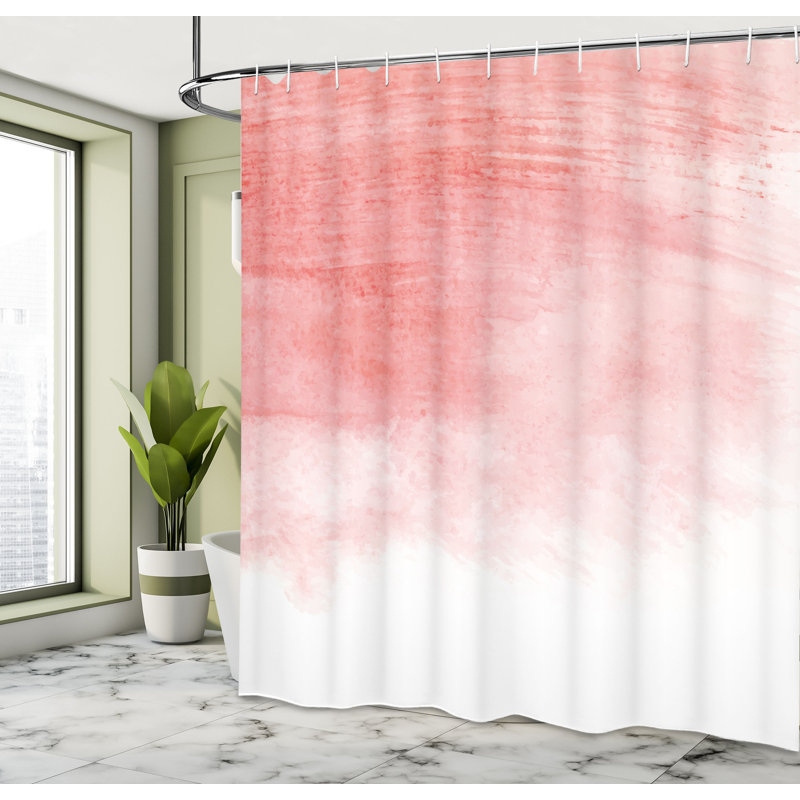 Shower Curtain with Hooks Included, 84"H x 69"W