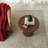 Camelot Round Solid Wood End Table With Ribbed Pedestal Base