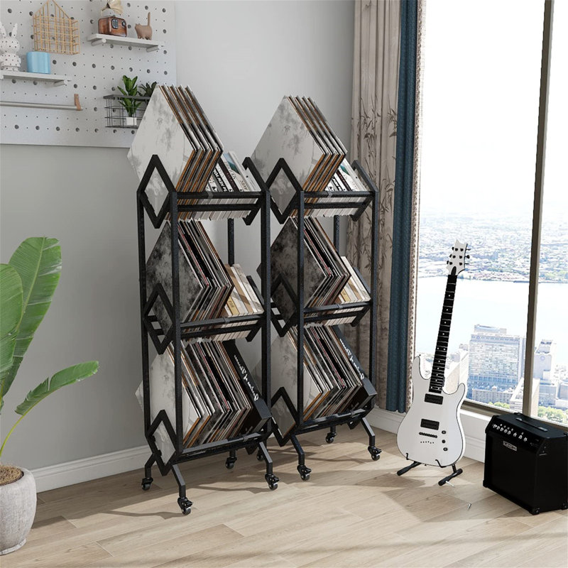 139 cm H Media Shelves