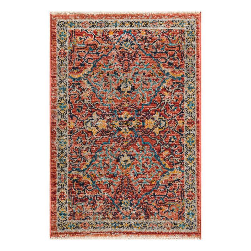 Alkire Floral Indoor Rug, Rectangle 2'2" x 3'1"