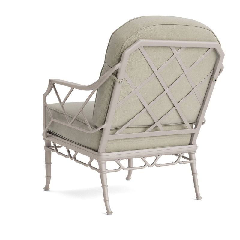Calcutta Outdoor Lounge Chair, Fusion Charcoal, Dove Smooth