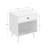 Vansant 1 - Drawer Nightstand with Drawer and Open Compartment, Solid Wood Legs-1042174660