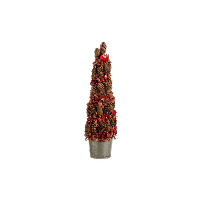 Arbre de Noël artificiel rouge 2 pi