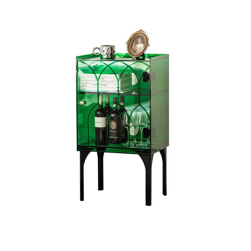 Armoire d'appoint Retro Light Luxury, Vert