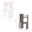 Bureau d'ordinateur Dumas, Bureau (Bureau)-1154811193-1154811197