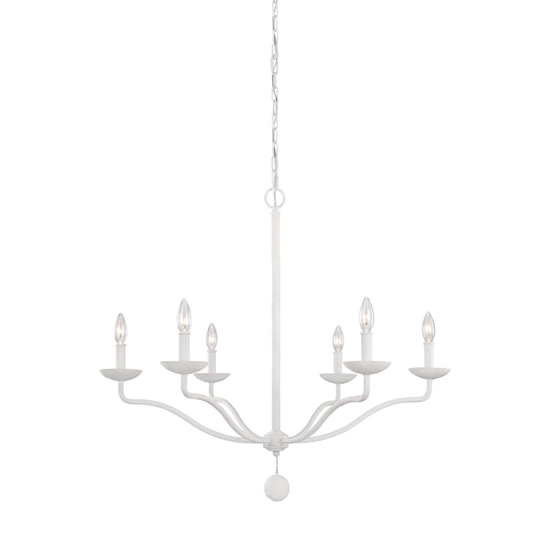 Annie 6 - Light Classic / Traditional Chandelier Visual Comfort Studio