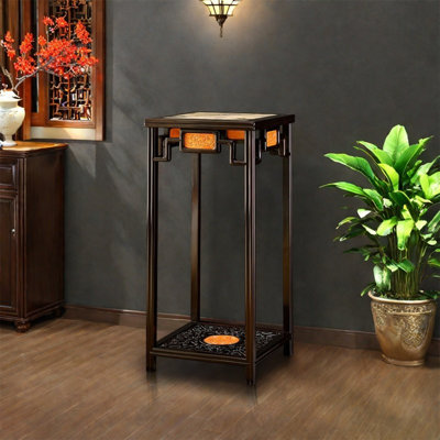 Floor-to-ceiling flower pot stand solid wood solid