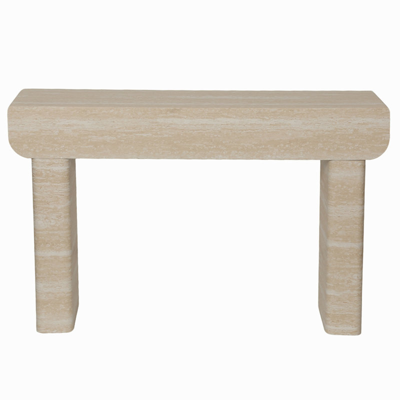 Table d'entrée, deux tiroirs à poignées cachées, console, assemblage facile, pour l'entrée et la salle à manger, le salon et le couloir