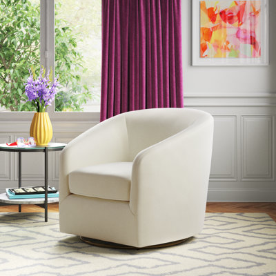 Holden Velvet Swivel Accent Chair