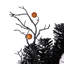Ornement orange et guirlande de pin d'Halloween fantôme 24 po non éclairée