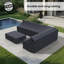 Windsor Aluminum Outdoor Conversation Set Group Seating Modular Sofa Patio Furniture Covers