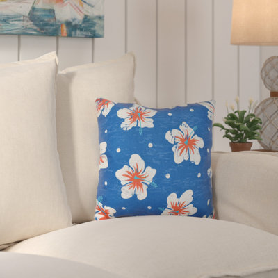 Housse de coussin d'extérieur carré Hibiscus Blooms