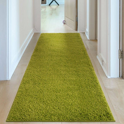 Myshaggy Collection Rugs Solid Design in Green