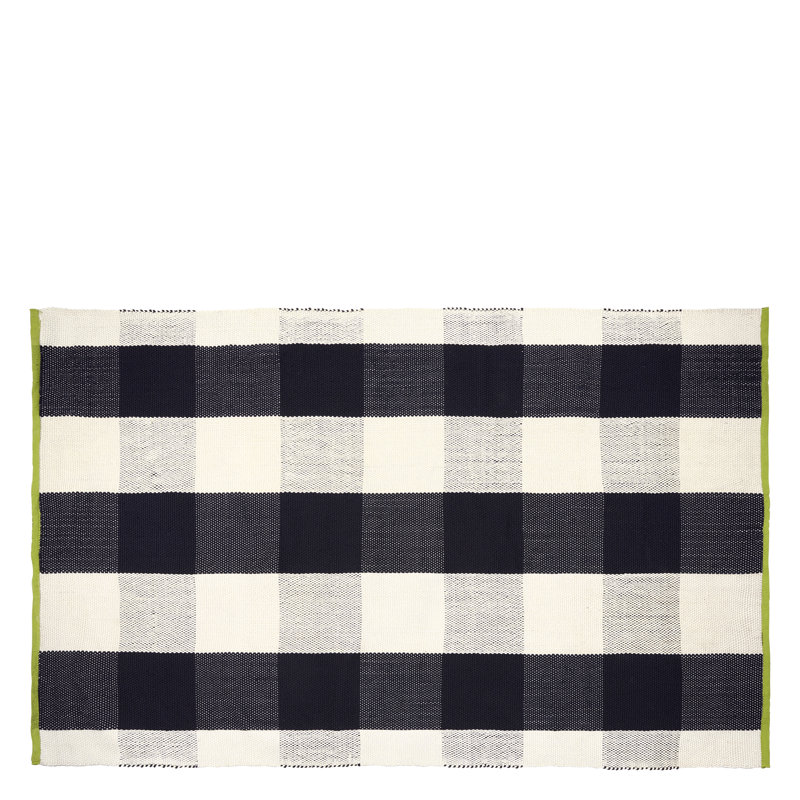 Saliya Noir Outdoor Rug, Rectangle 5'3" x 8'6"