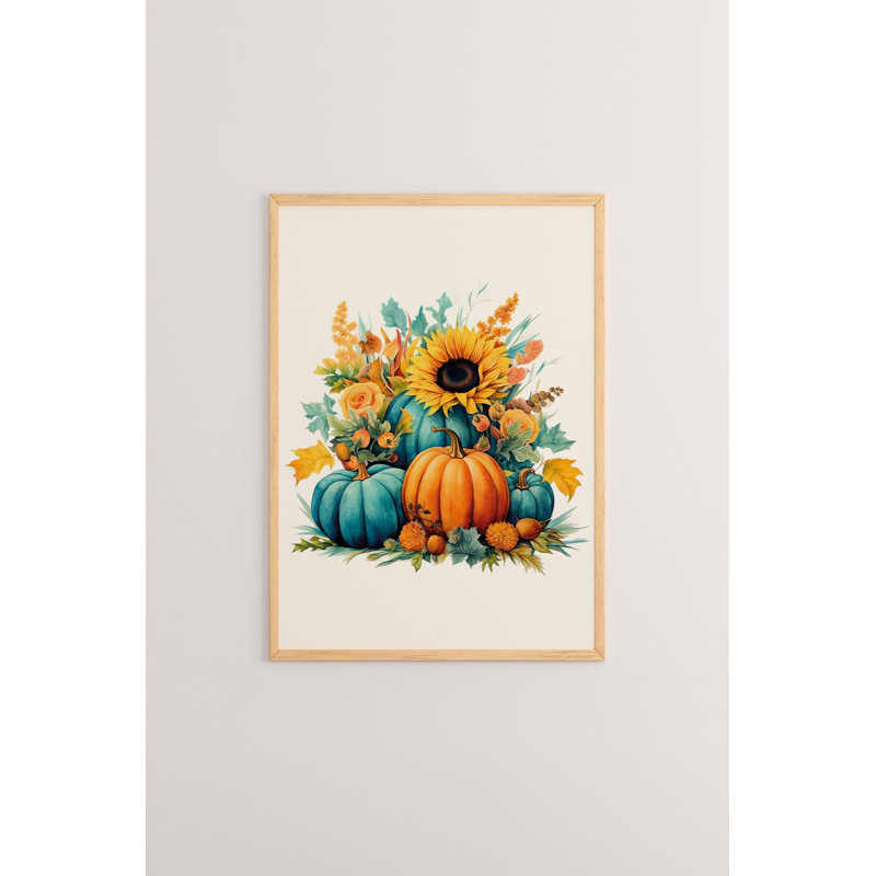 «Spooky Halloween», peinture décorative encadrée de 19,7 po x 27,6 po | Cadre 100% bois massif (épaisseur: 0,8 po) et œuvre d'art 100% panneau de fibres à densité moyenne (épaisseur: 0,1 po) |  pour les décorations festives et les fêtes saisonnières
