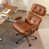 Faux Leather Brown