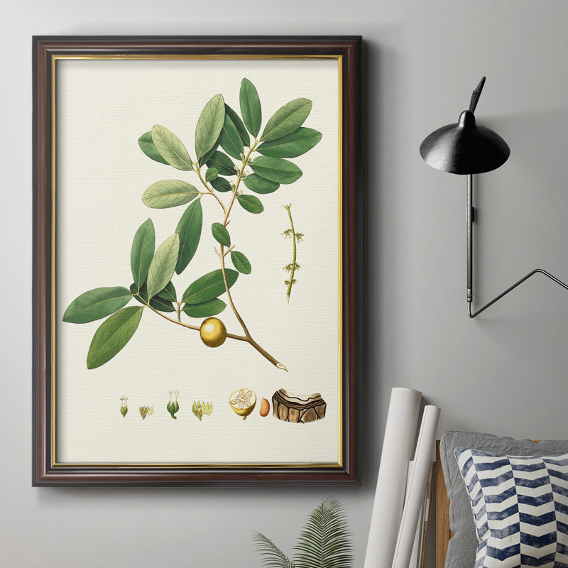 «Spring Green Foliage VII», peinture sur toile encadrée, H 20 po x l 16 po x P 2,5 po
