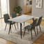 Stone Top Metal Base Dining Table