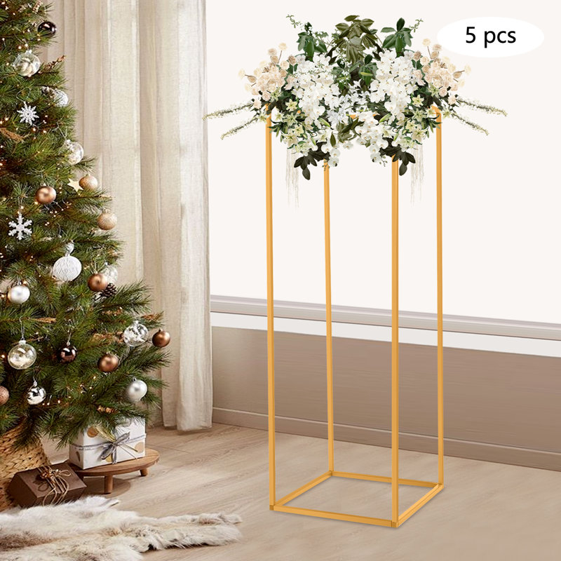Wedding Flower Stand, Metal Wedding Flower Vase