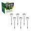 Steel Low Voltage Solar Powered Integrated LED Pathway Light