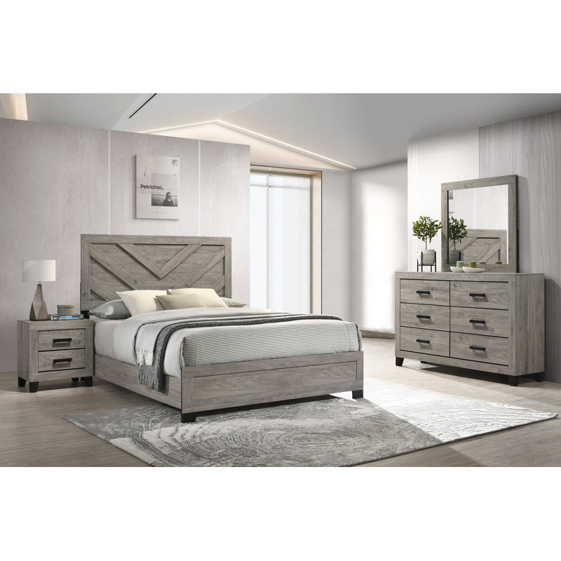 Ensemble de chambre à coucher 4 pièces Granville, Double