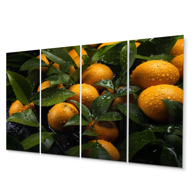 Modern Food & Beverage Wall Decor on Metal