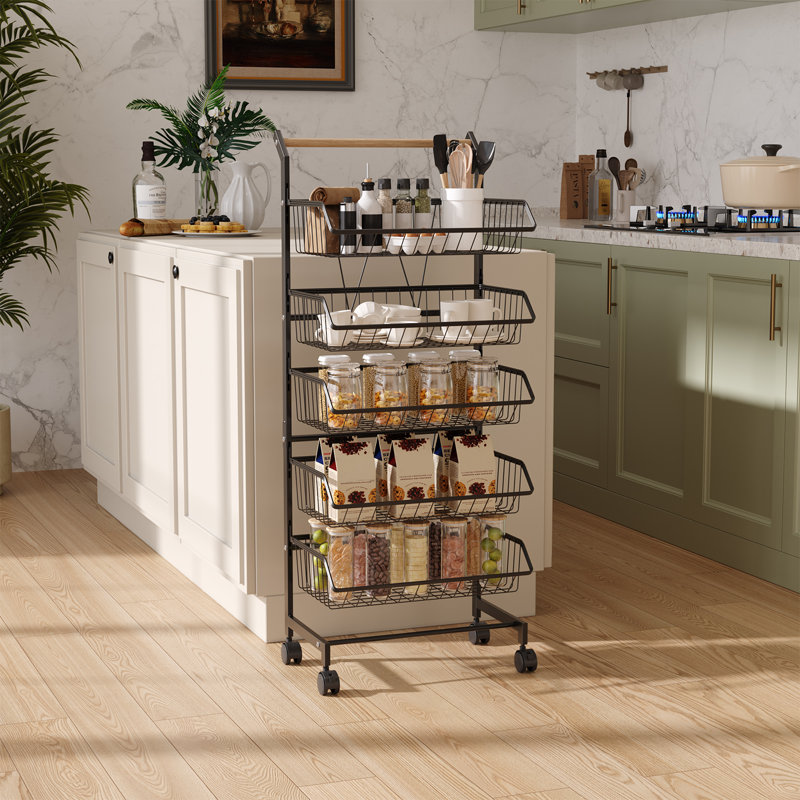 105cm H x 42cm W Utility Cart with Wheels
