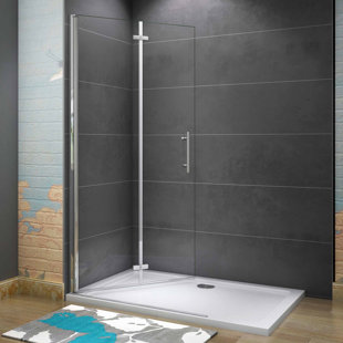 800mm W x 1850mm H Bi-Fold Framed Shower Door with Clear Glass