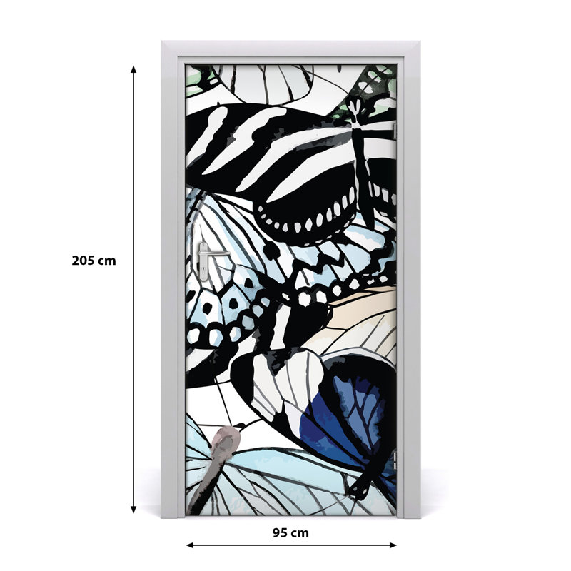 Butterflies Wall Door Decal