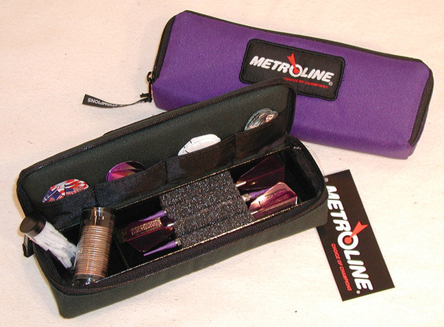 Mini Metroline Fabric Dart Case, Purple