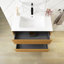 Meuble-lavabo mural 30 po avec lavabo en céramique