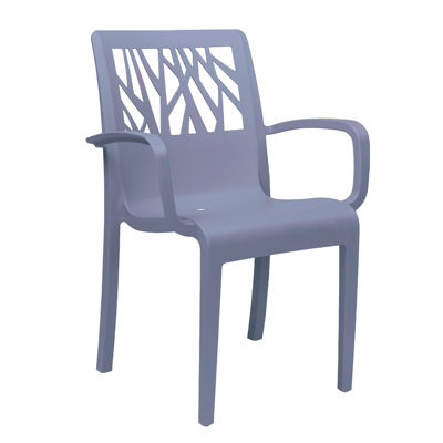 Grosfillex Vegetal Stackable Armchair