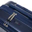 14 "/ 20" 2 pièces / ensemble dans un bagage à roulettes en ABS, avec serrure à combinaison et ouverture avant, étui à cosmétiques 14 "(bleu marine)-130173821-130173825