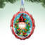 3.5'' Glass People Holiday Shaped Ornament
