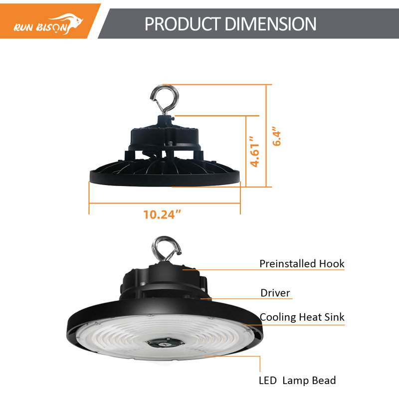 Dimmable Circle High Bay Ceiling Light
