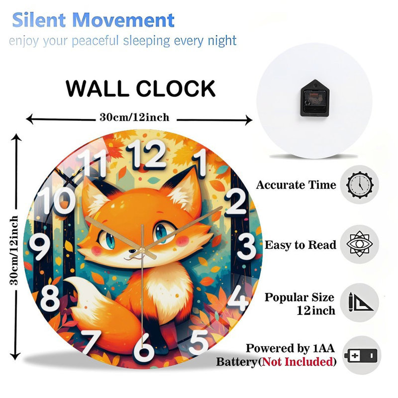 Horloge murale 12 po