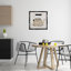 "Coffee & Tea Kettle", art mural sur toile flottant brun, design par Carol Robinson