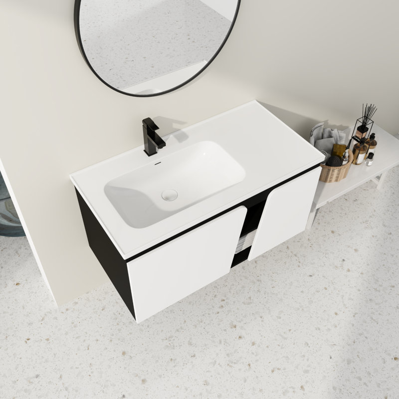 39'' Single Bathroom Vanity with Ceramic Top