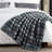 Thick Stripe Rabbit Faux Fur Throw Blanket-105252293