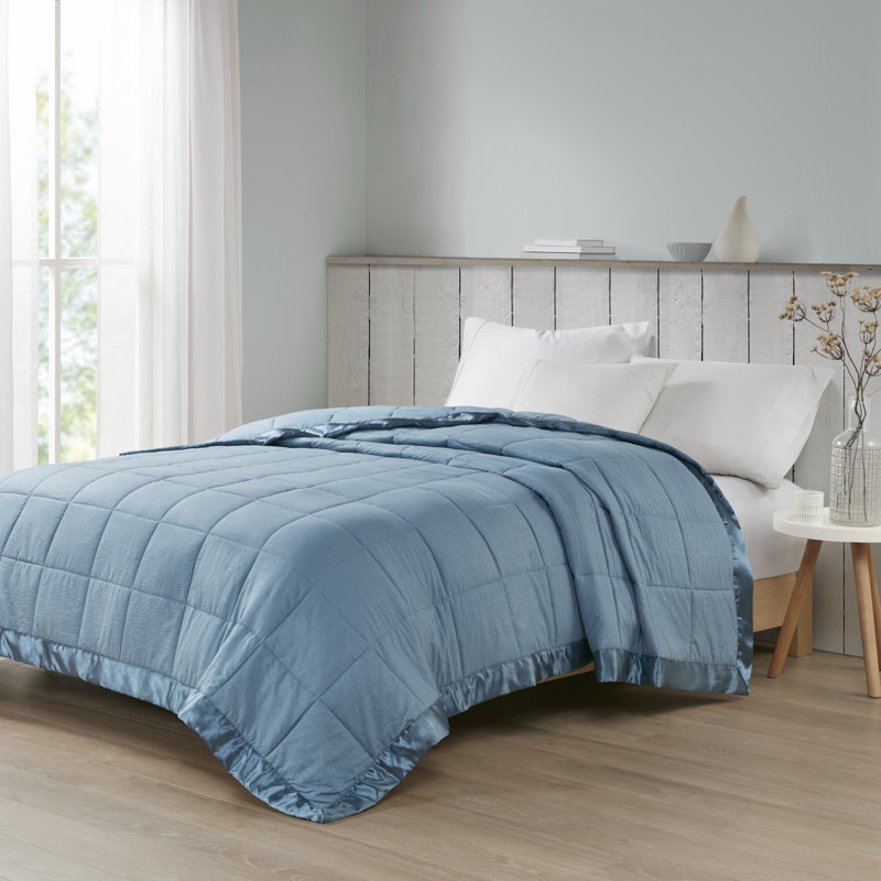 Surdimensionné en duvet synthétique bleu ardoise Cambria, Double / Grand, Bleu ardoise